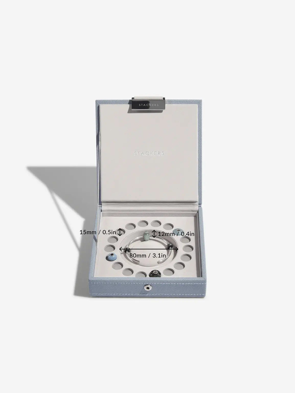 Stackers Charm Jewelry Lid Blue