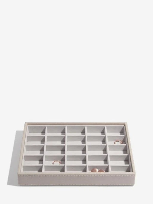 Stackers kleine Sieradenlaag voor Klassieke Juwelendoos Taupe