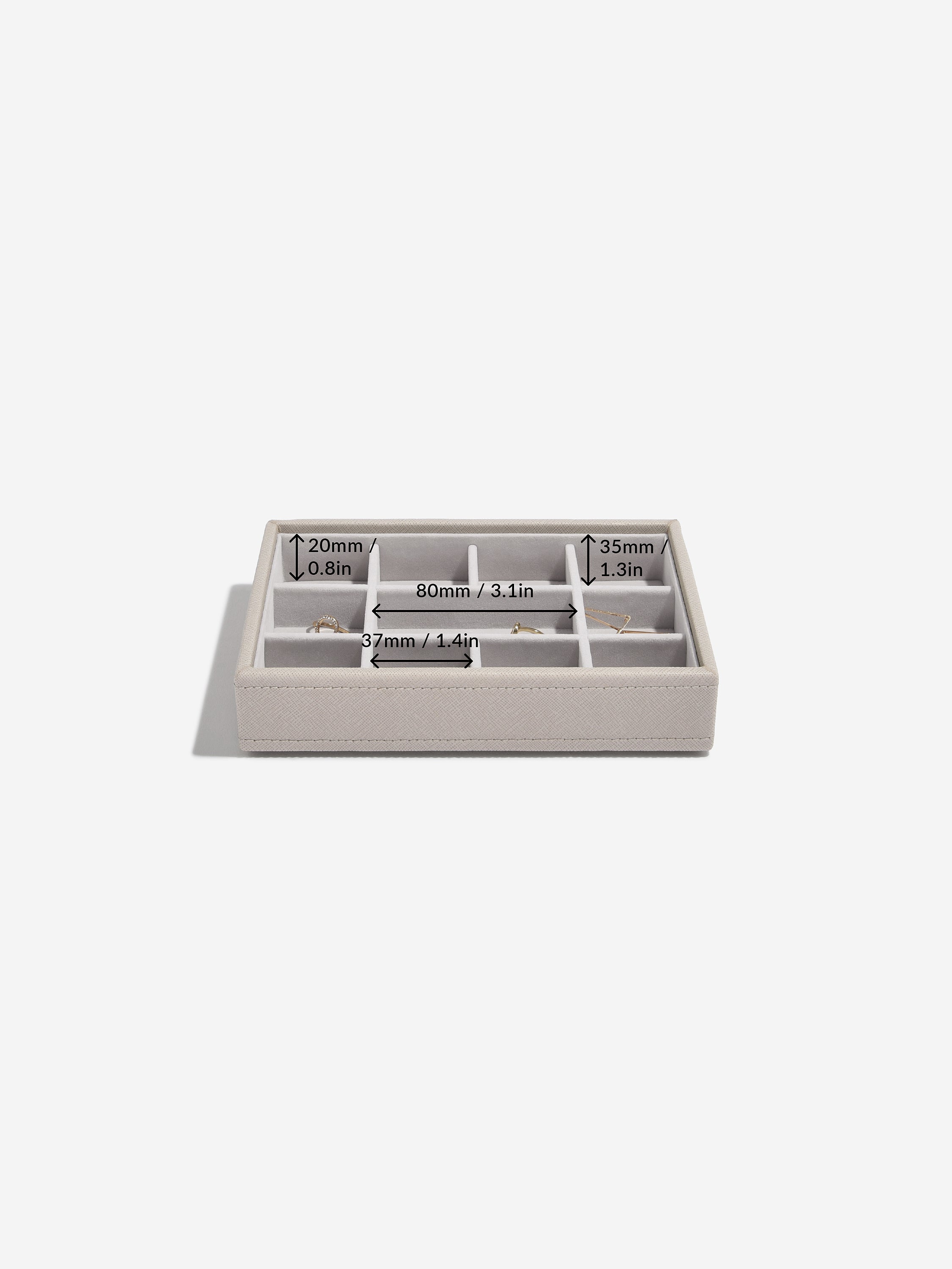 Stackers Mini Sieradenlaag Taupe
