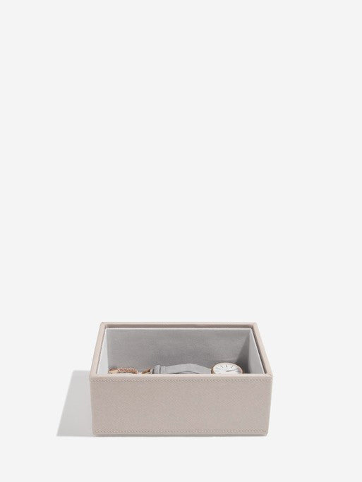 Stackers Mini Horloge & Accessoirelaag Taupe