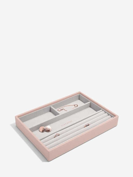 Stackers Ring &amp; Bracelet Layer for Classic Jewelry Box Pink