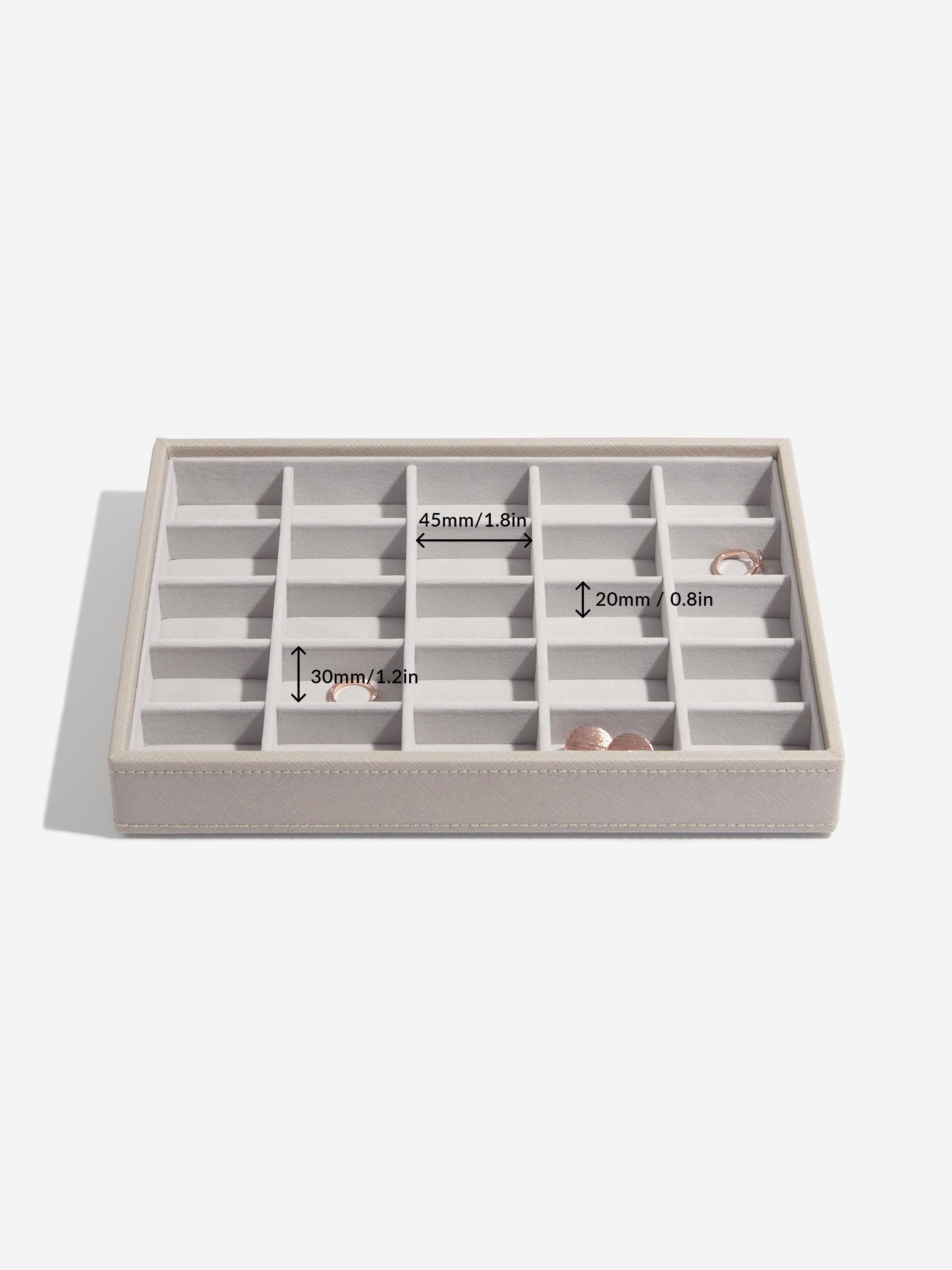 Stackers Klassieke Juwelendoos Set van 3 Taupe