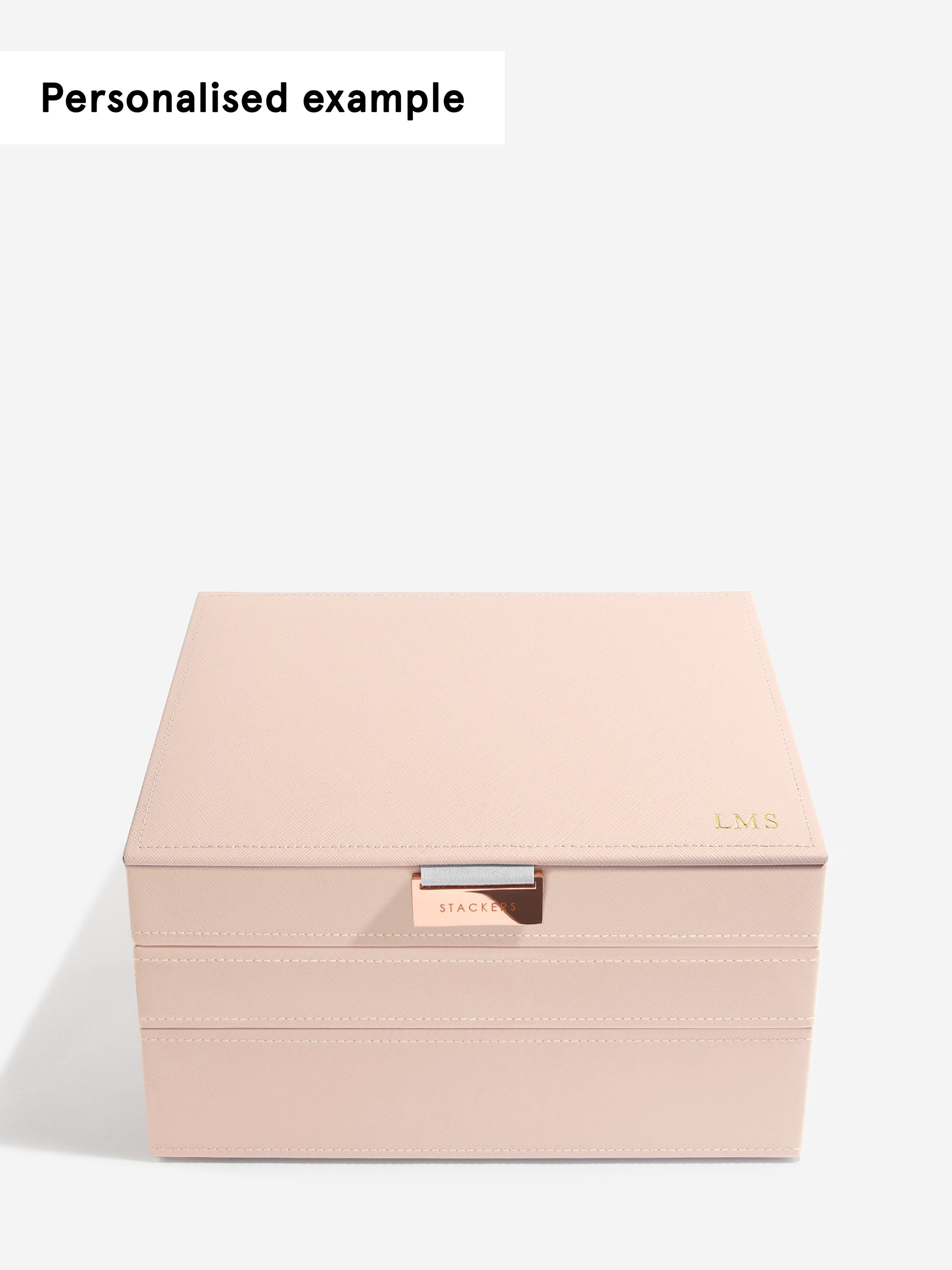 Stackers Klassieke Juwelendoos Set van 3 Roze