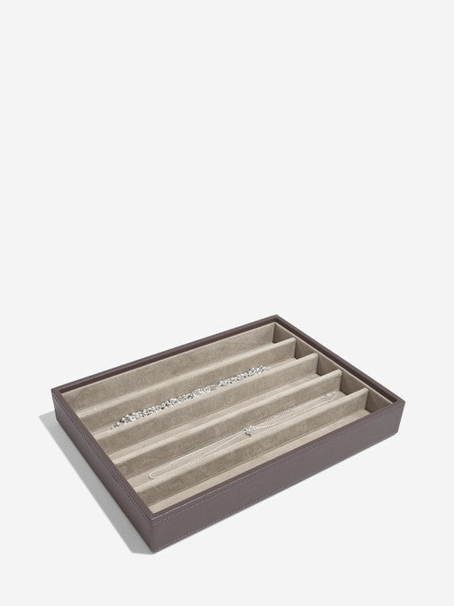 Stackers Necklace Layer for Classic Jewelry Box Soft Brown