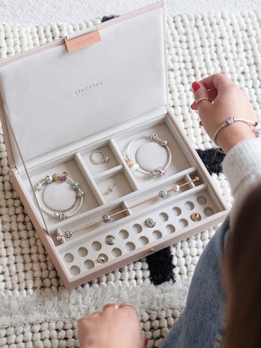 Stackers Charm Lid for Classic Jewelry Box Pink