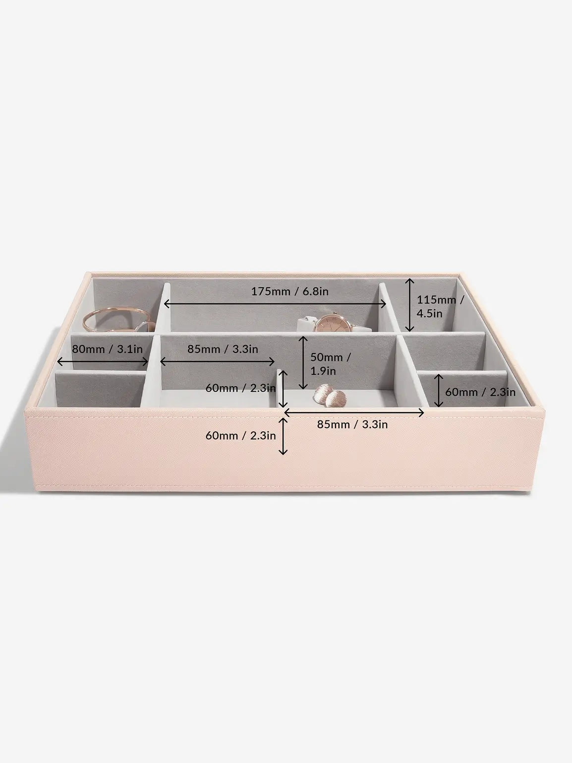 Stackers XL Jewelry Box Set of 3 Pink