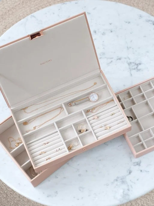 Stackers XL Jewelry Box Set of 3 Pink