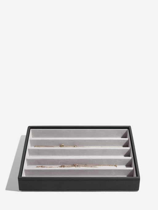 Stackers Necklace Layer for Classic Jewelry Box Black