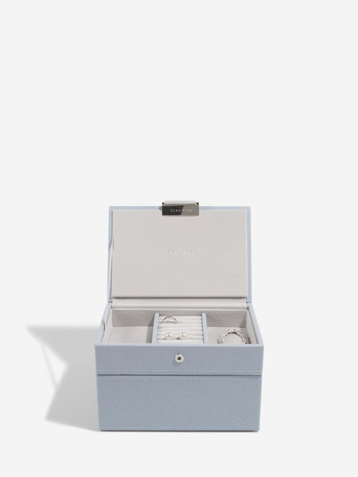 Stackers Mini Jewelry Box Set of 2 Blue