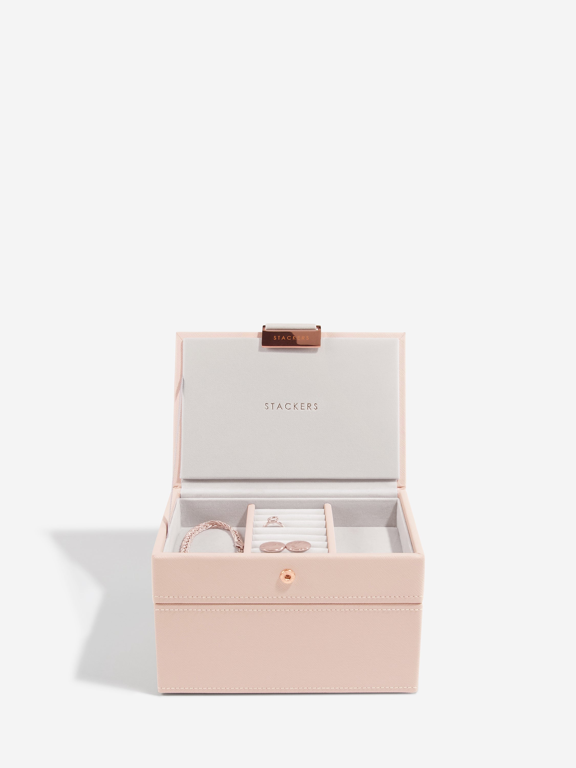 Stackers Mini Juwelendoos Set van 2 Roze