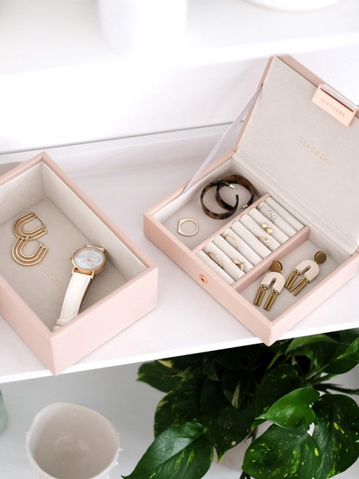 Stackers Mini Jewelry Box Set of 2 Pink