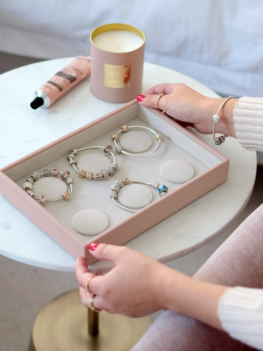 Stackers Armbandenlaag voor Klassieke Juwelendoos Roze