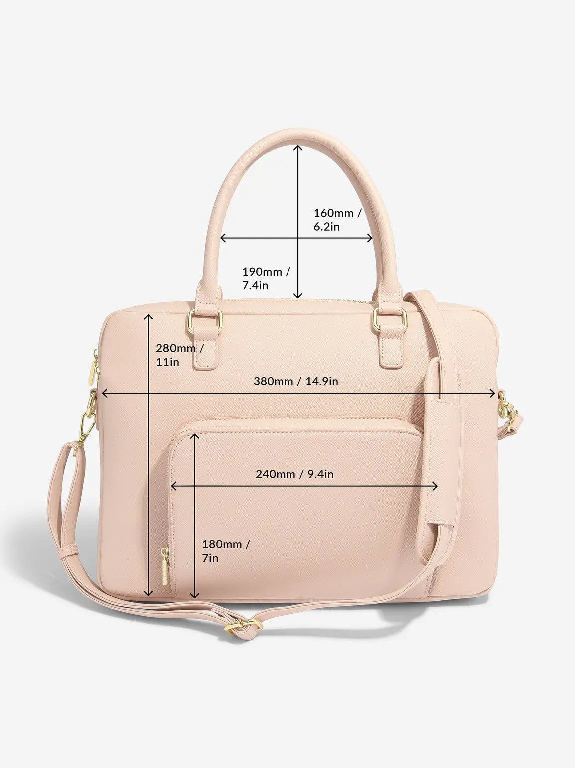 Stackers Laptoptas Roze