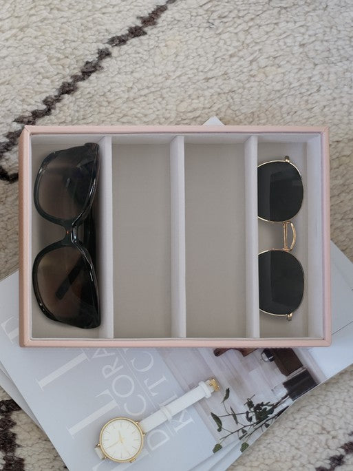 Stackers Glasses &amp; Accessories Layer for Classic Jewelry Box Pink