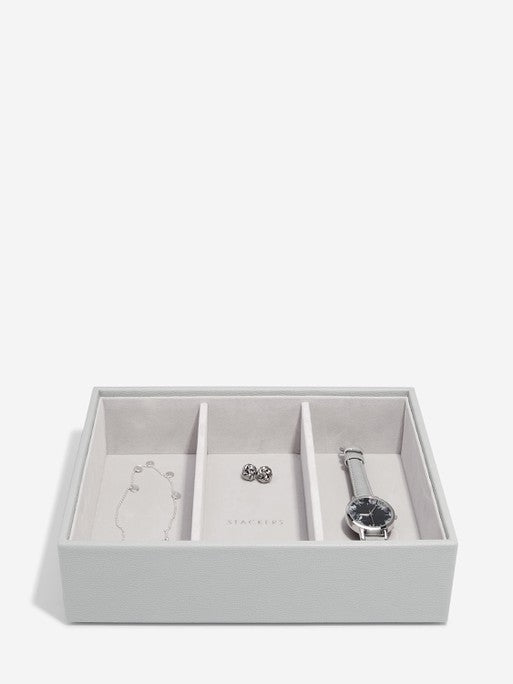 Stackers Horloge & Accessoirelaag voor Klassieke Juwelendoos Grijs