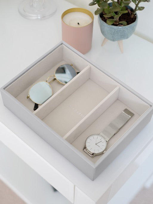 Stackers Horloge & Accessoirelaag voor Klassieke Juwelendoos Grijs