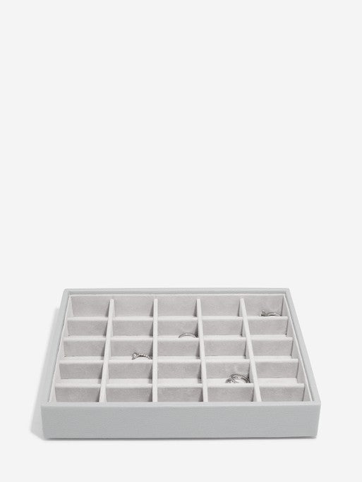 Stackers kleine Sieradenlaag voor Klassieke Juwelendoos Grijs