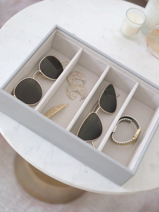 Stackers Bril & Accessoires-laag voor Klassieke Juwelendoos Grijs