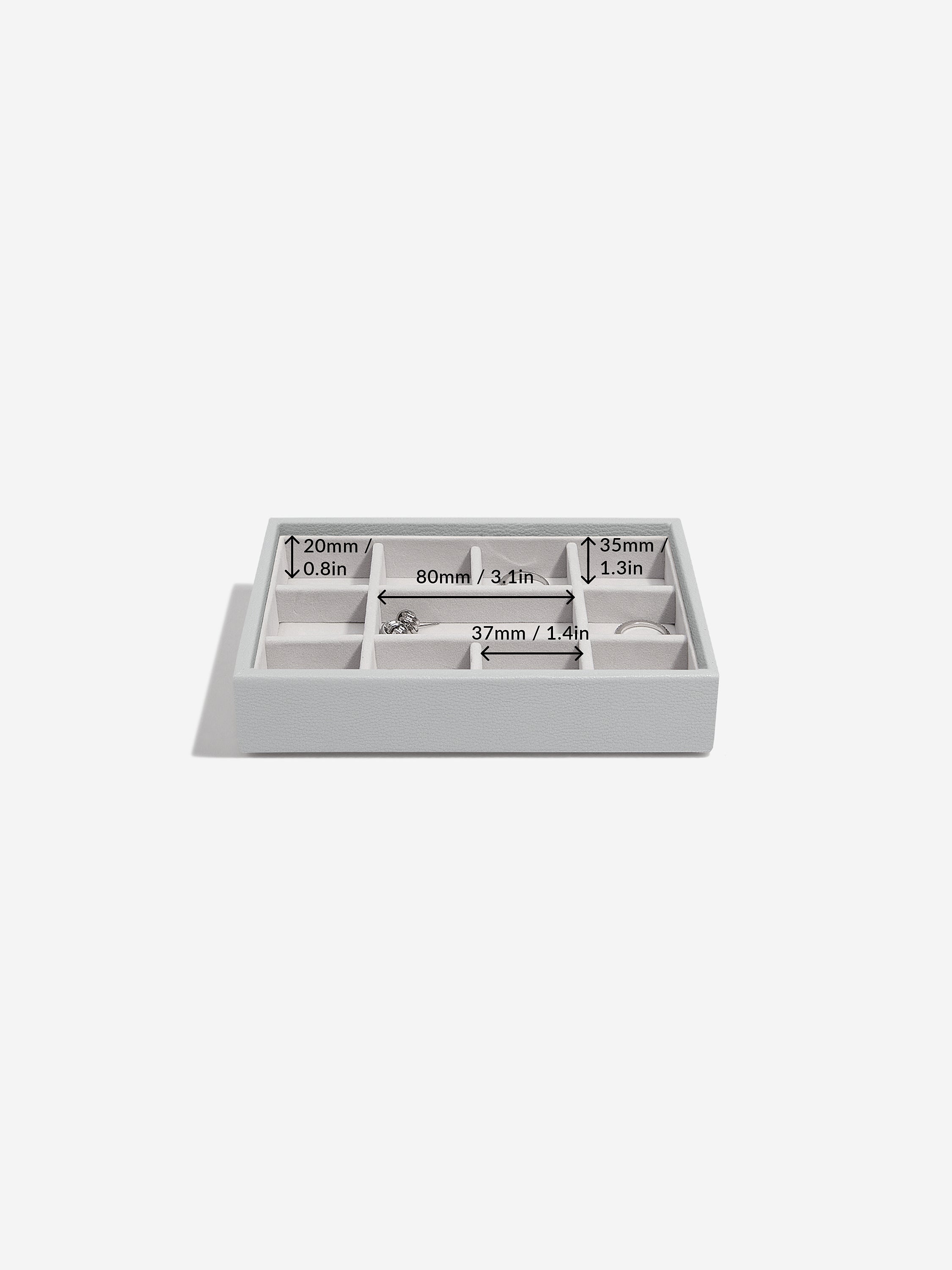 Stackers Mini Sieradenlaag Grijs