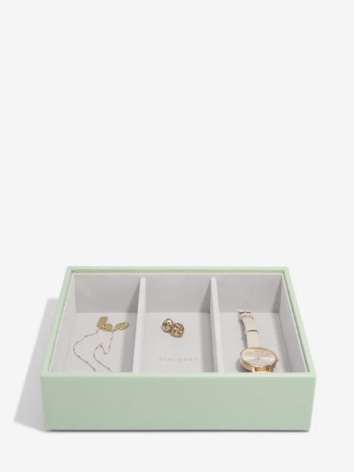 Stackers Watch &amp; Accessory Layer for Classic Jewelry Box Sage Green