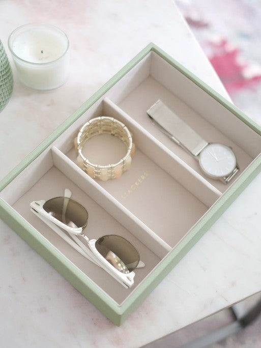 Stackers Watch &amp; Accessory Layer for Classic Jewelry Box Sage Green
