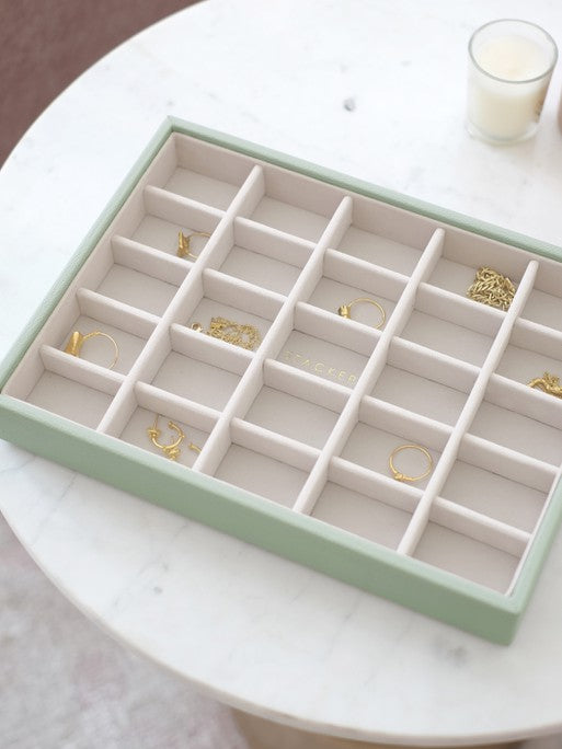 Stackers Small Jewelry Layer for Classic Jewelry Box Sage Green
