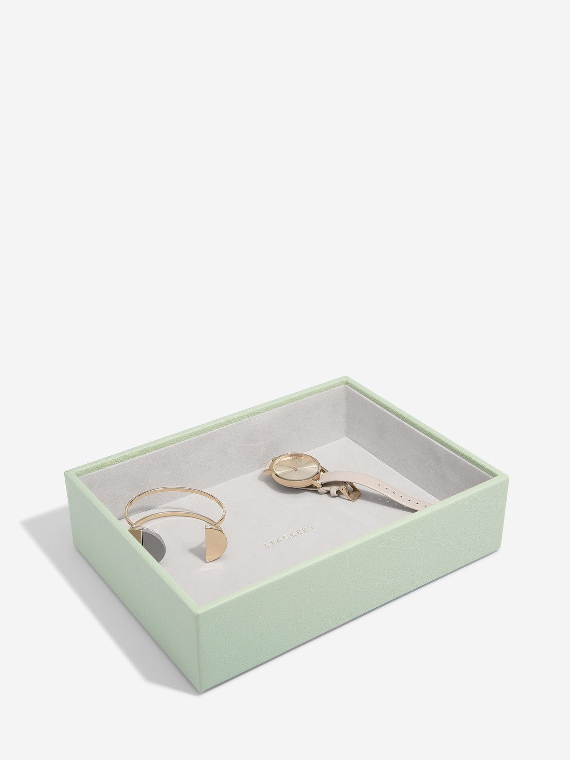 Stackers Deep Jewelry Layer for Classic Jewelry Box Sage Green
