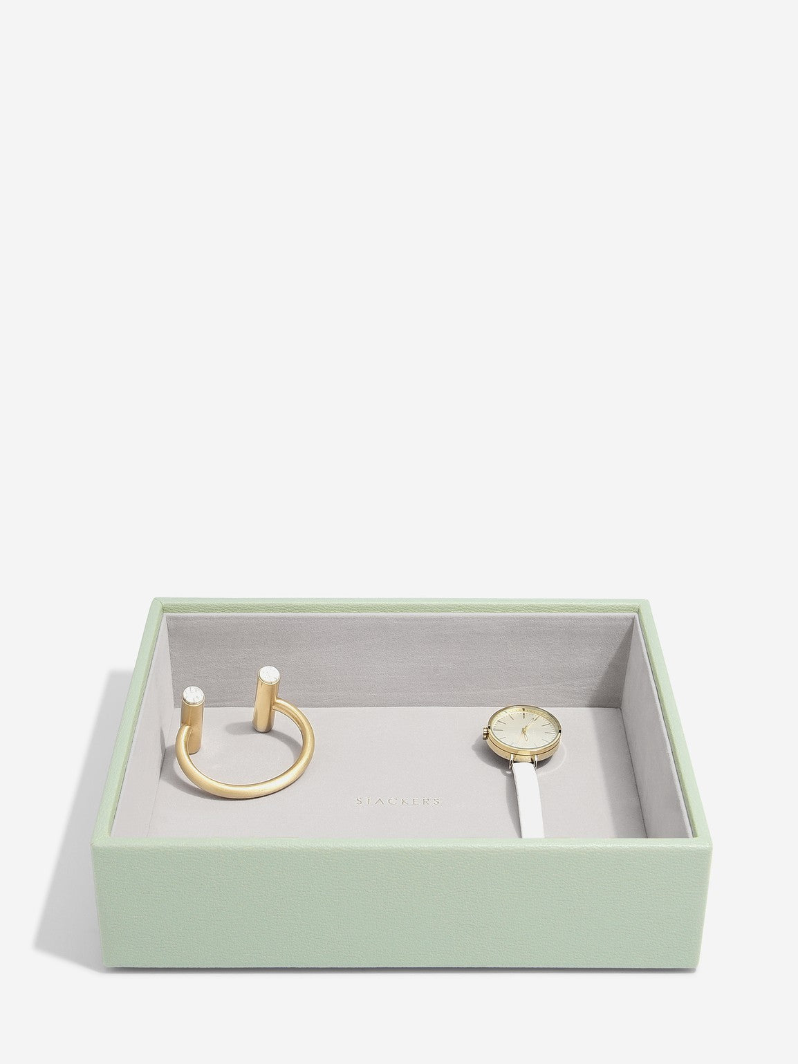 Stackers Deep Jewelry Layer for Classic Jewelry Box Sage Green