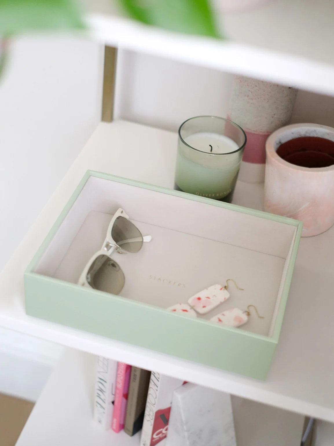 Stackers Deep Jewelry Layer for Classic Jewelry Box Sage Green