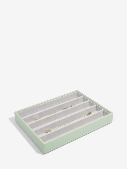 Stackers Necklace Layer for Classic Jewelry Box Sage Green