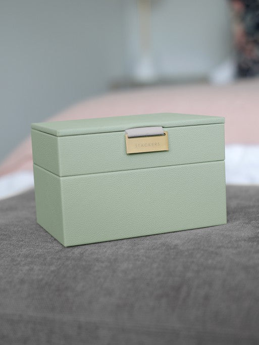 Stackers Mini Jewelry Box Set of 2 Sage Green