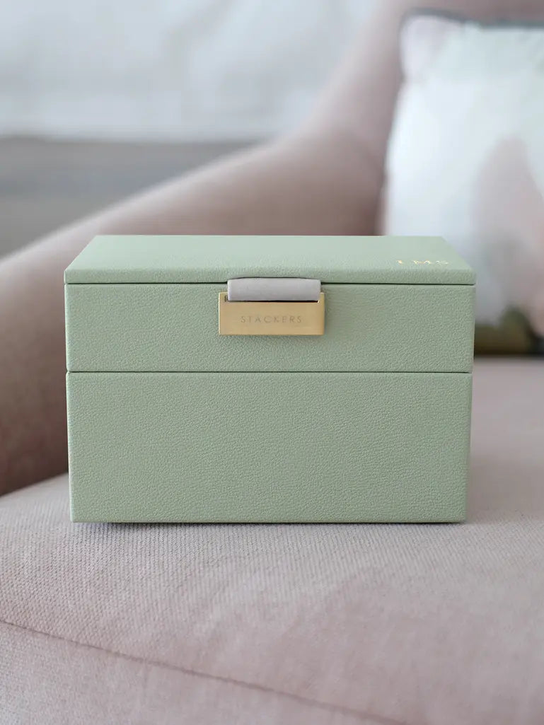 Stackers Mini Jewelry Box Set of 2 Sage Green