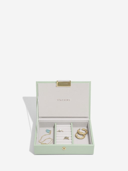 Stackers Lid for Mini Jewelry Box Sage Green