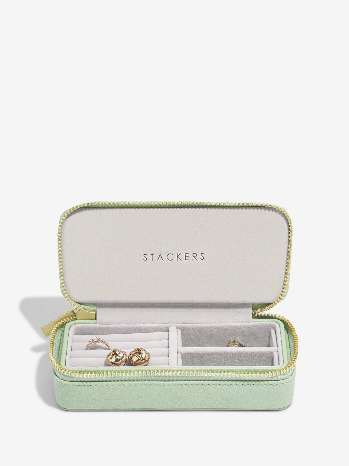 Stackers Medium Travel box Saliegroen