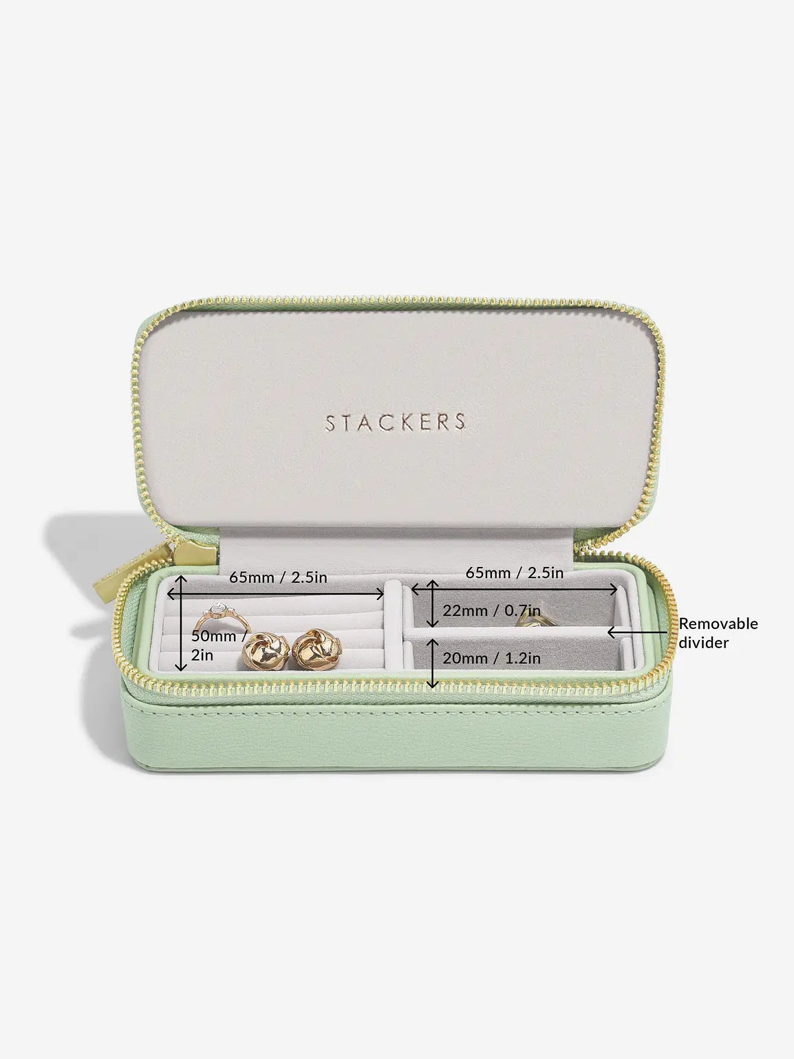 Stackers Medium Travel box Sage Green