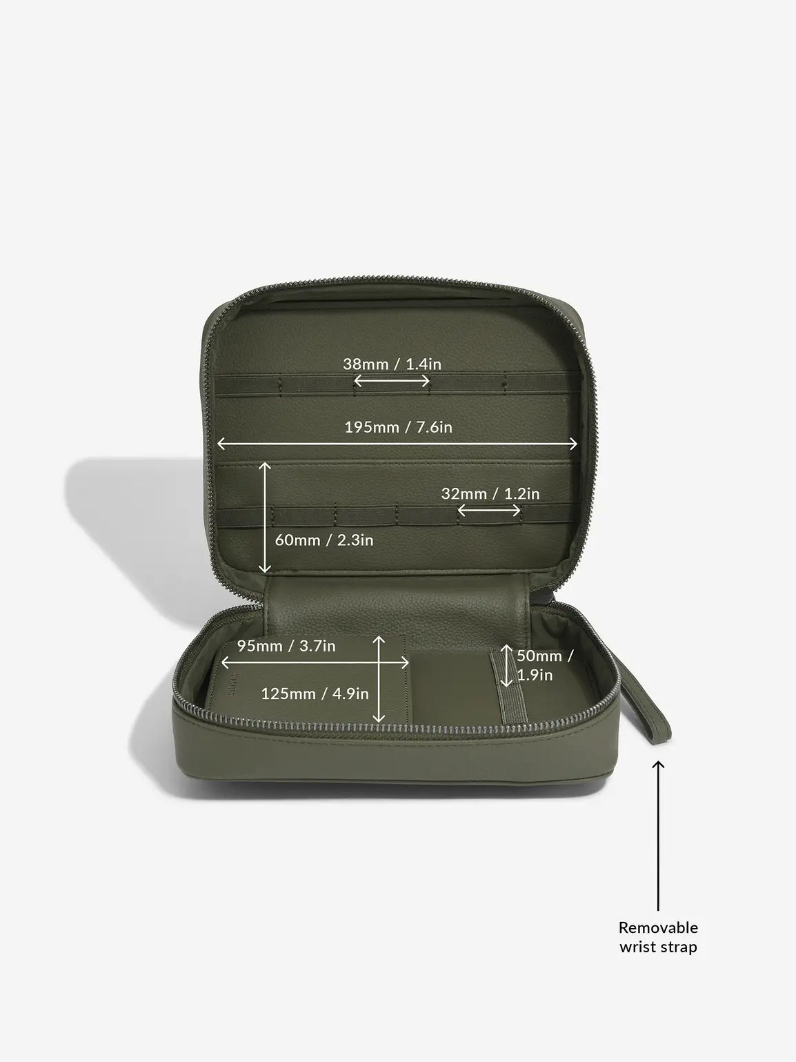 Stackers Cable Tidy Olive Green