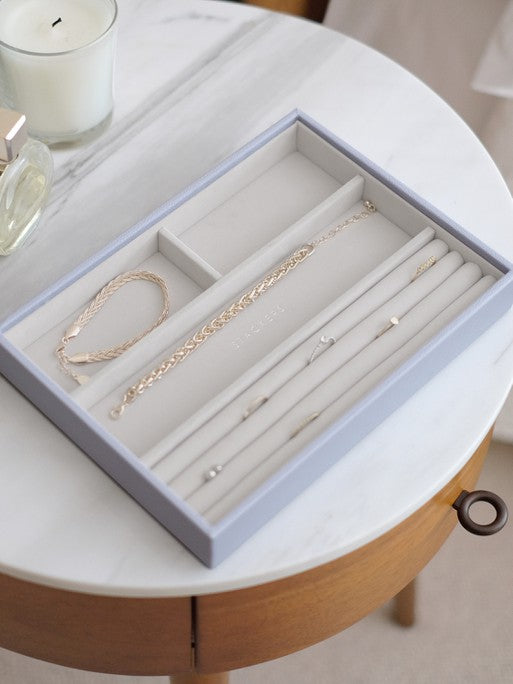 Stackers Ring & Armbandenlaag voor Klassieke Juwelendoos Lavendel