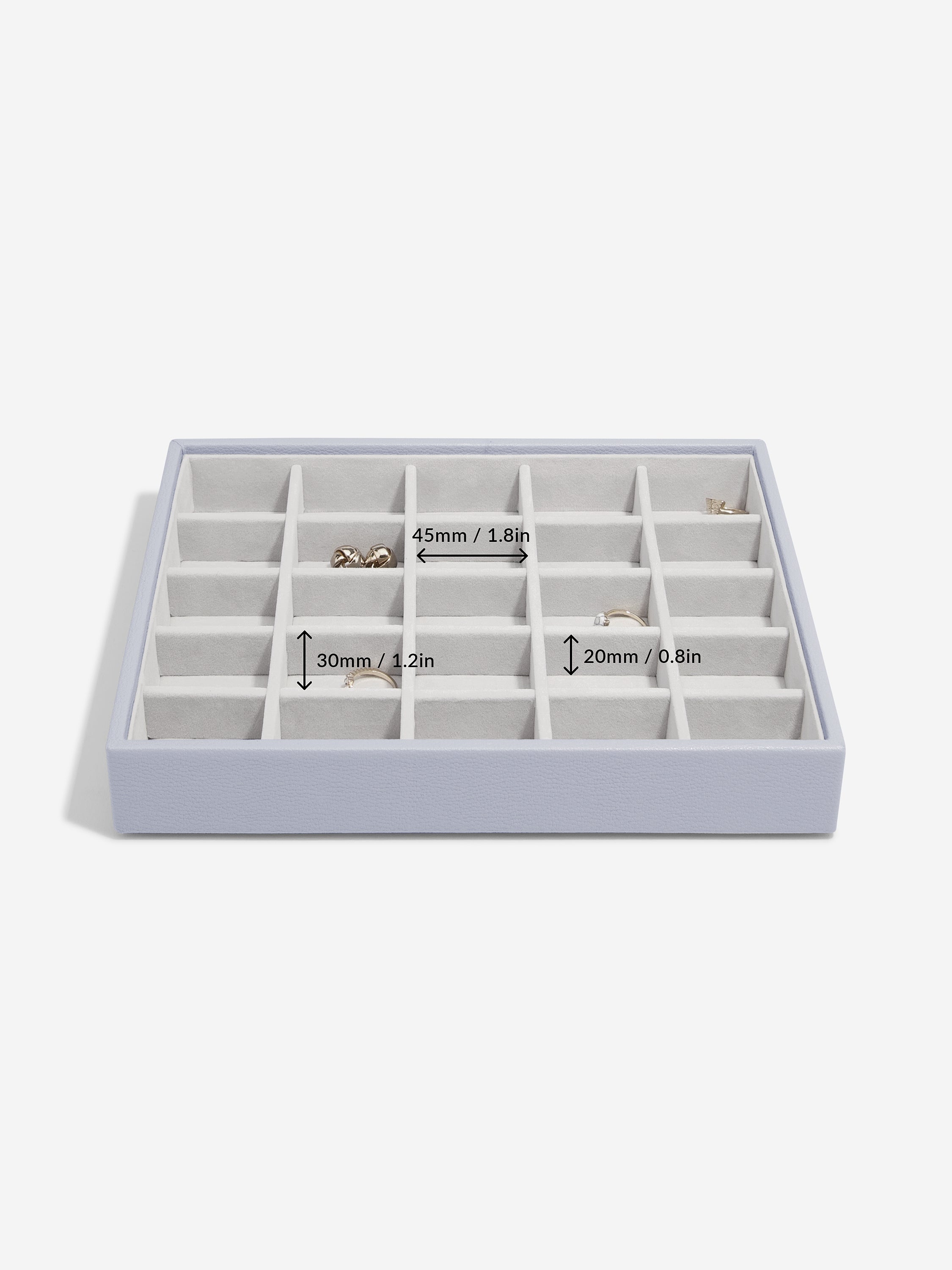 Stackers Klassieke Juwelendoos Set van 5 Lavendel