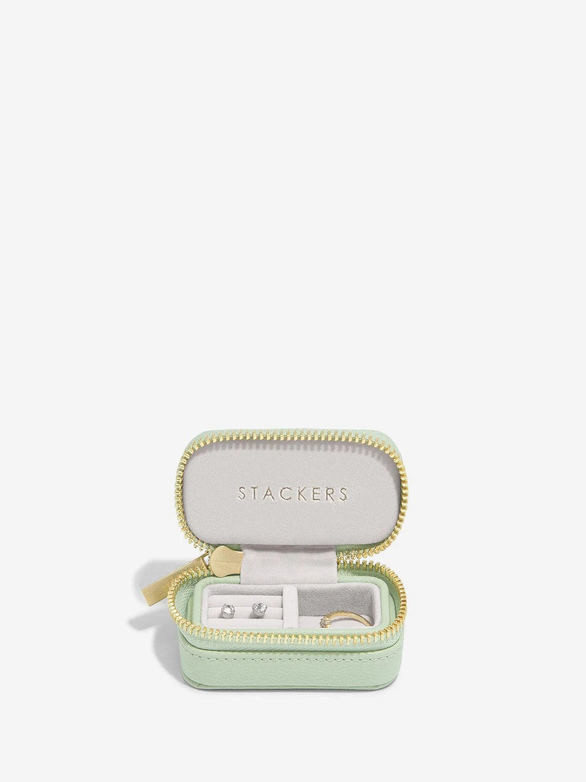 Stackers Petite Juwelendoosje Saliegroen