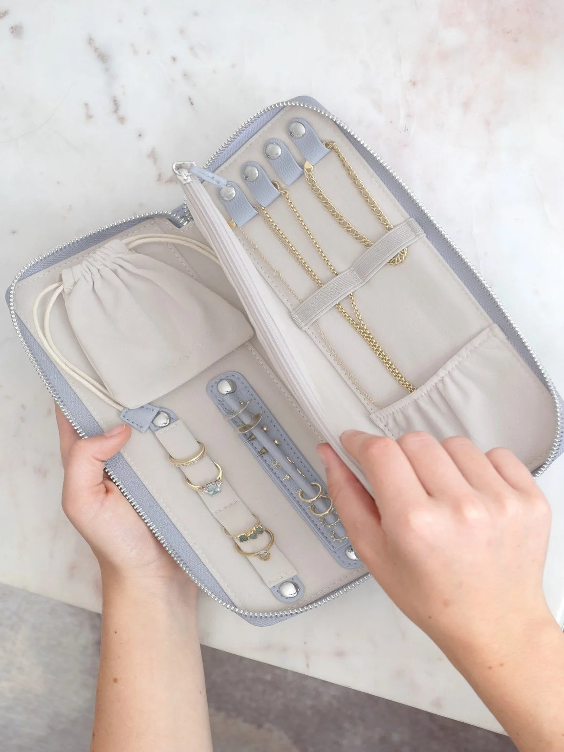 Stackers Jewellery Roll Lavendel