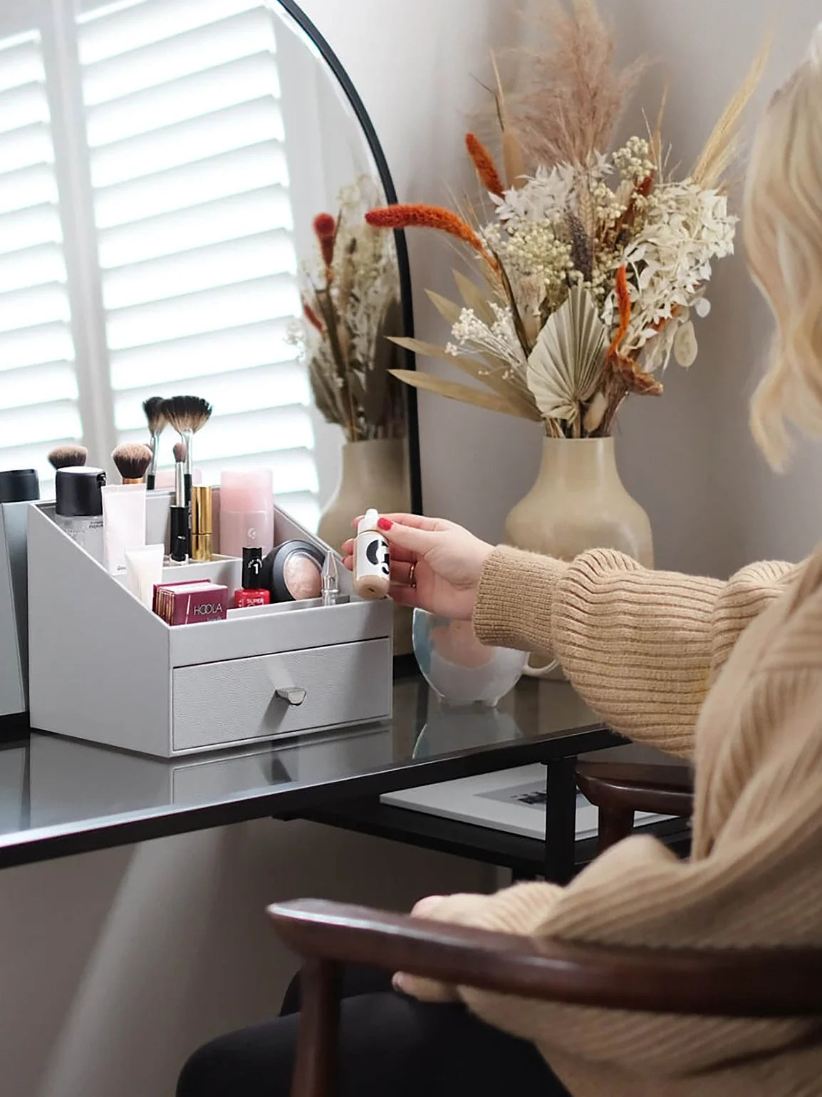 Stackers Makeup Organizer Grijs