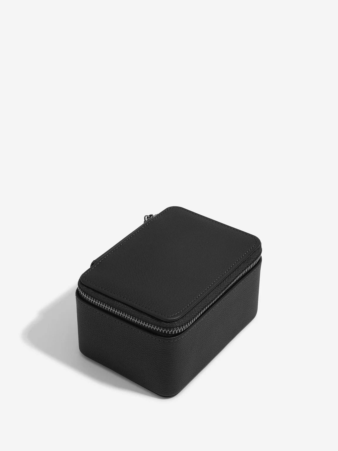 Stackers Watch Box with Double Zipper Black