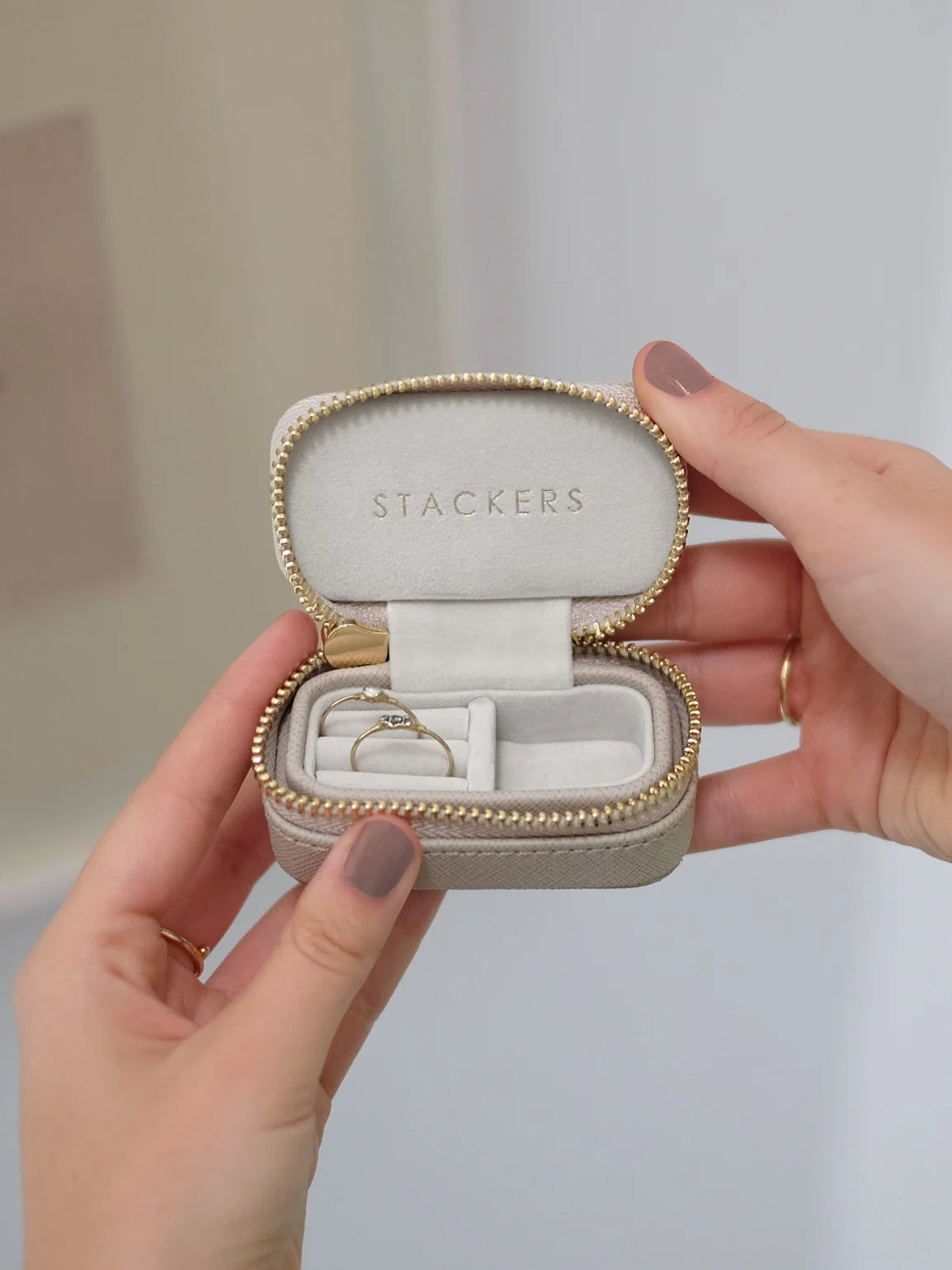 Stackers Petite Juwelendoosje Taupe
