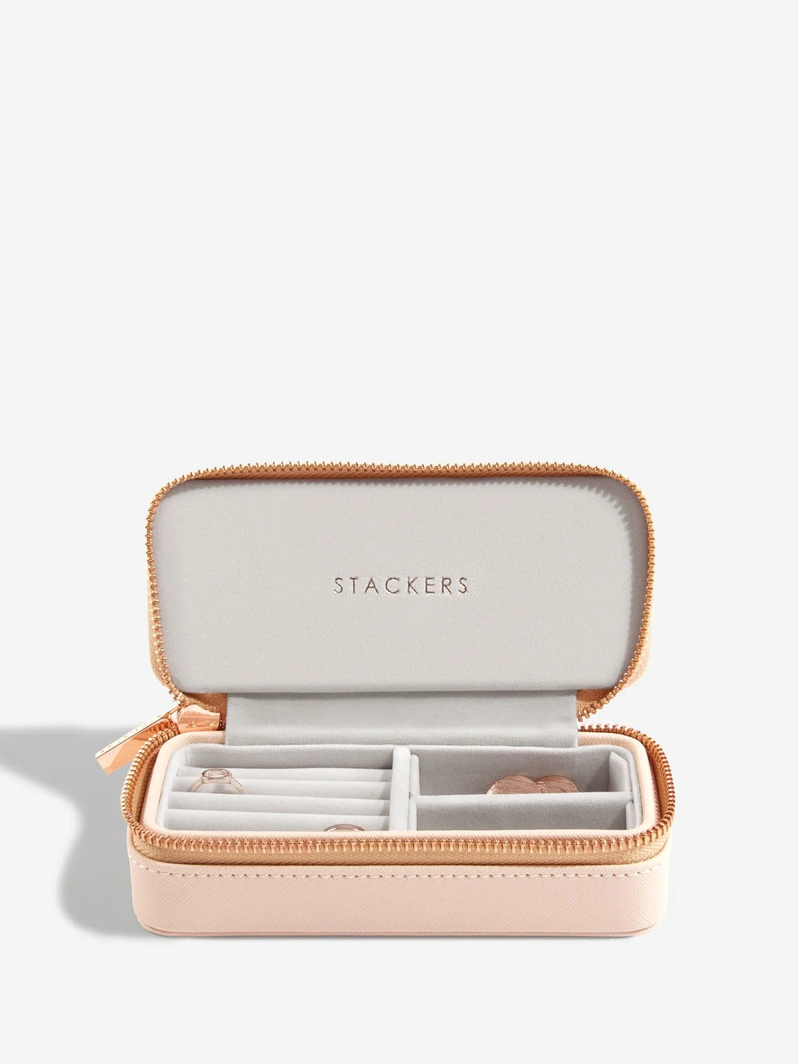 Stackers Medium Travel box Roze