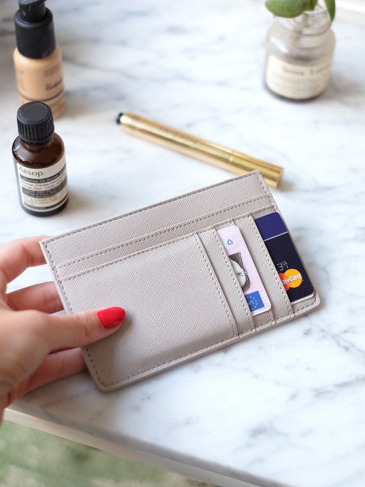 Stackers ID Card Case Taupe