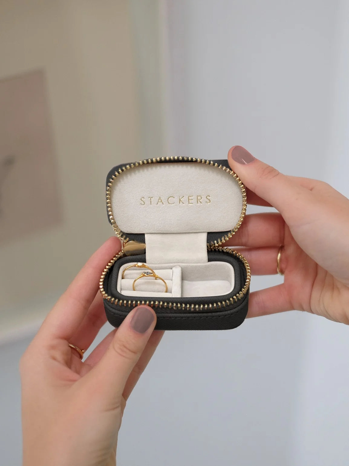 Stackers Petite Juwelendoosje Zwart