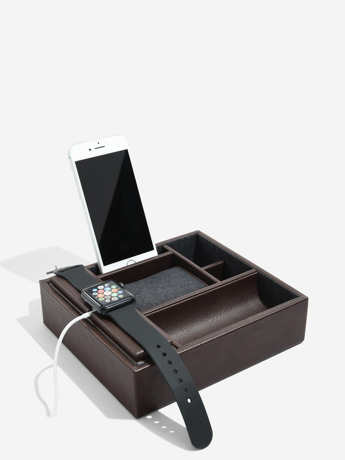 Stackers Smartphone Organizer Brown