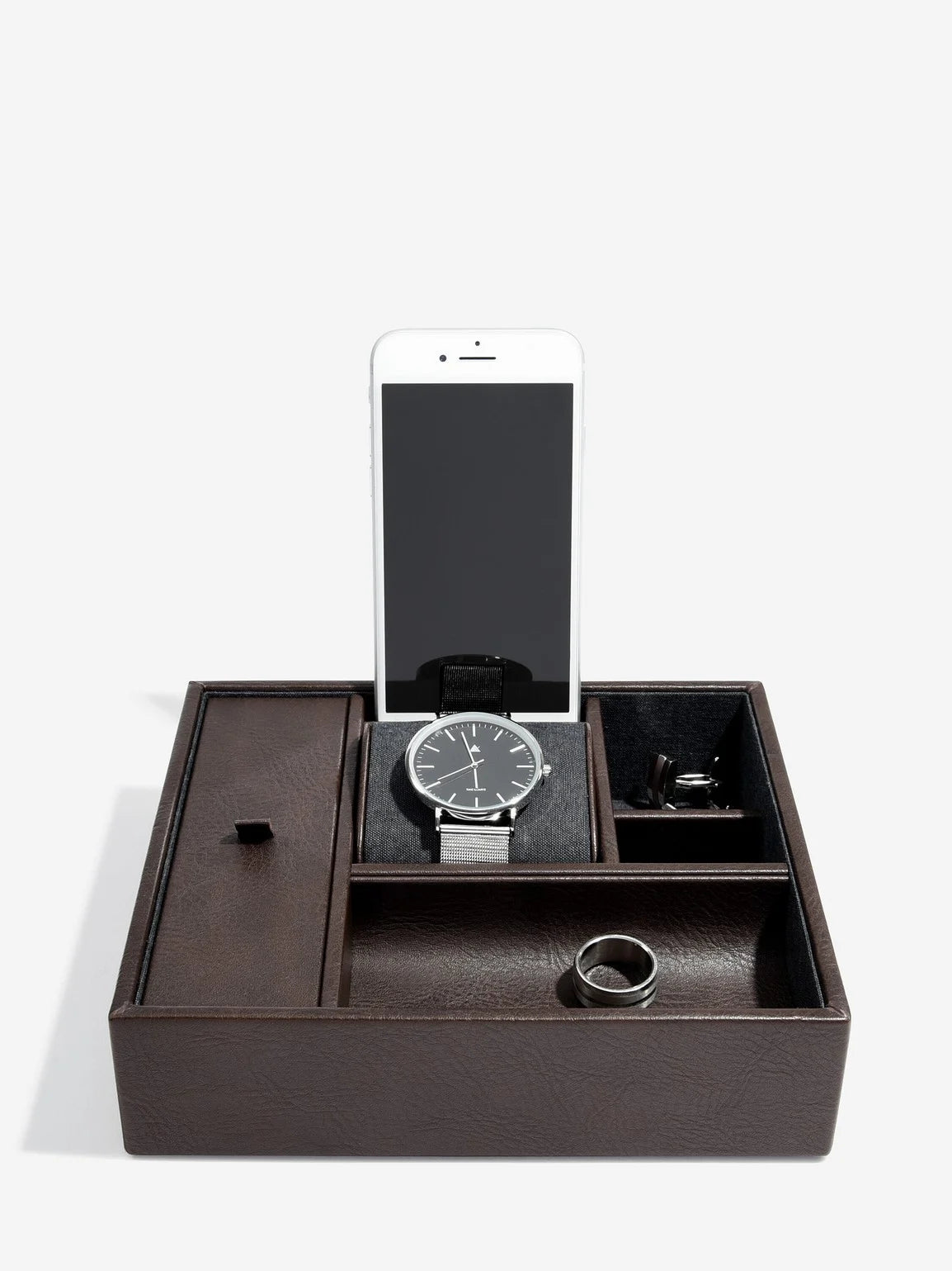 Stackers Smartphone Organizer Brown