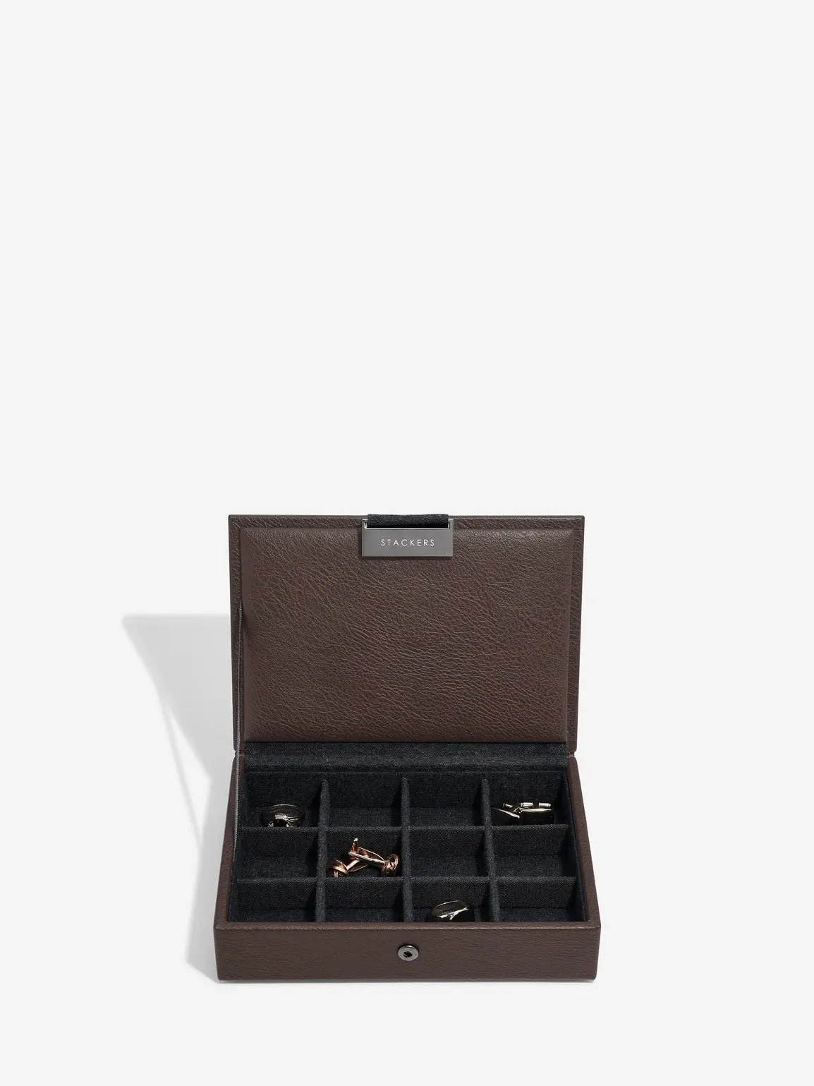 Stackers Cufflinks Box Brown