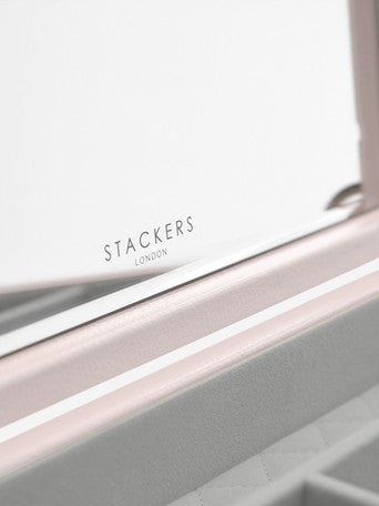 Stackers Leather Lid Pink